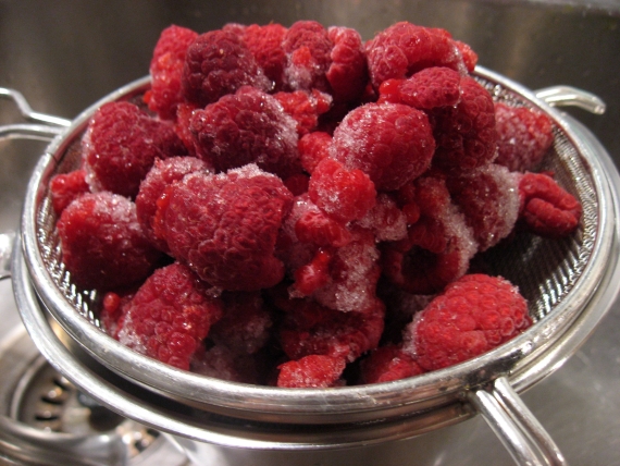 hindbærsorbet in spe