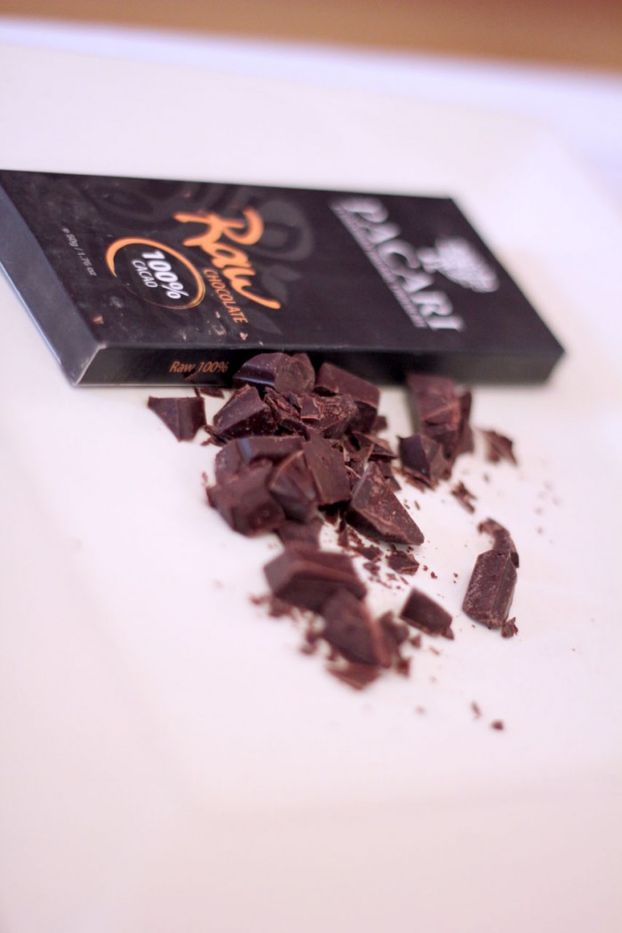 Pacari 100 procent chokolade, sådan en har jeg ikke smagt før. Meget spændende