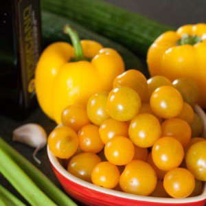<b>Gazpacho med gule tomater</b>