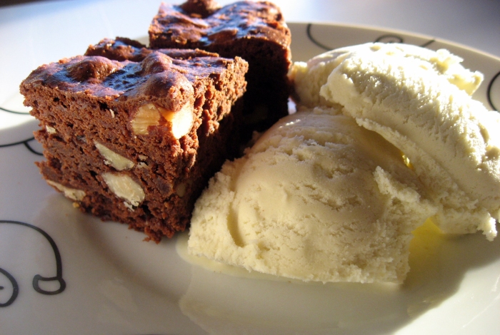 Brownies med bananis