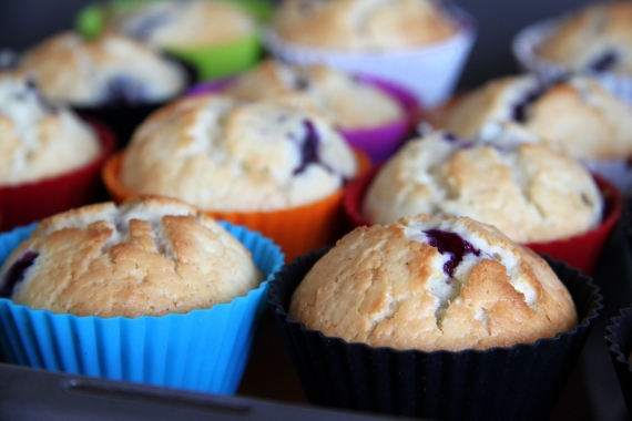 Blåbærmuffins