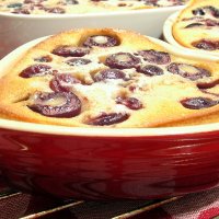 Clafoutis med kirsebær