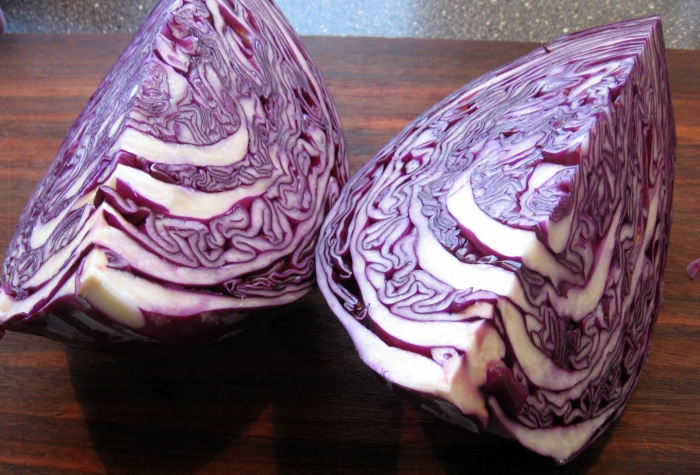 Et halvt rødkål