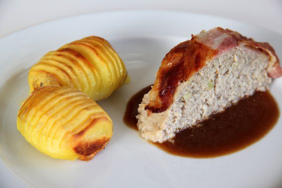 Forloren hare og hasselback kartofler