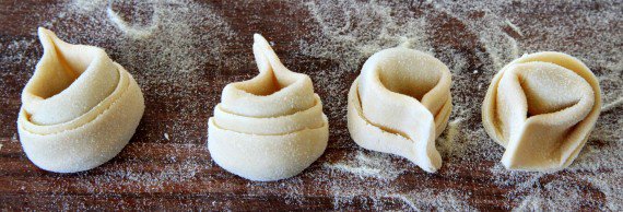 Runde tortellinis