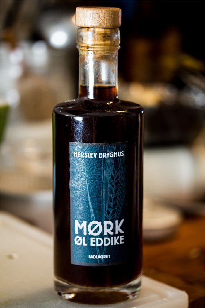 Mørk Øl eddike fra Herslev Bryghus