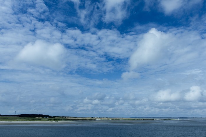 Vejret som det så ud på vejen hjem, det er så typisk